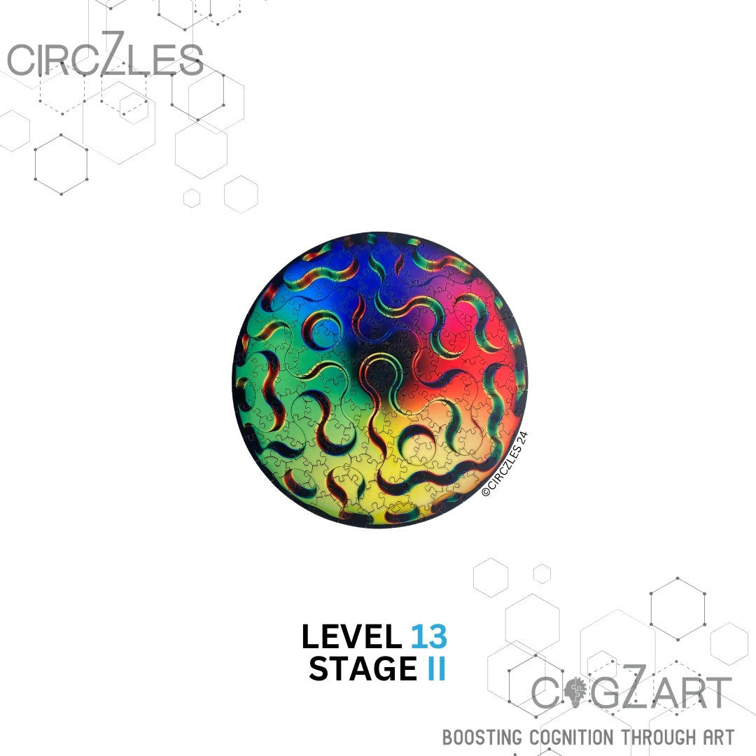 Chromatopsia Level 13 - Mindful Puzzles for Adults | CogZart Mind Gym