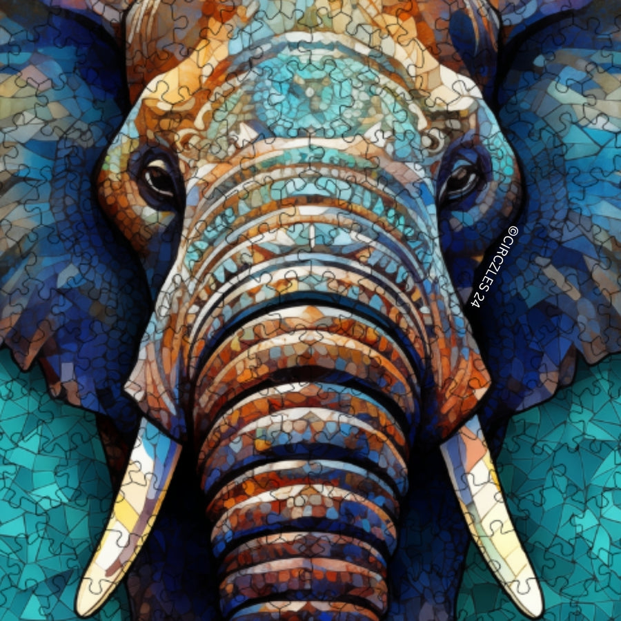 Elephant Level 19 - Circular Wooden Brain Teaser | CogZart Mind Gym