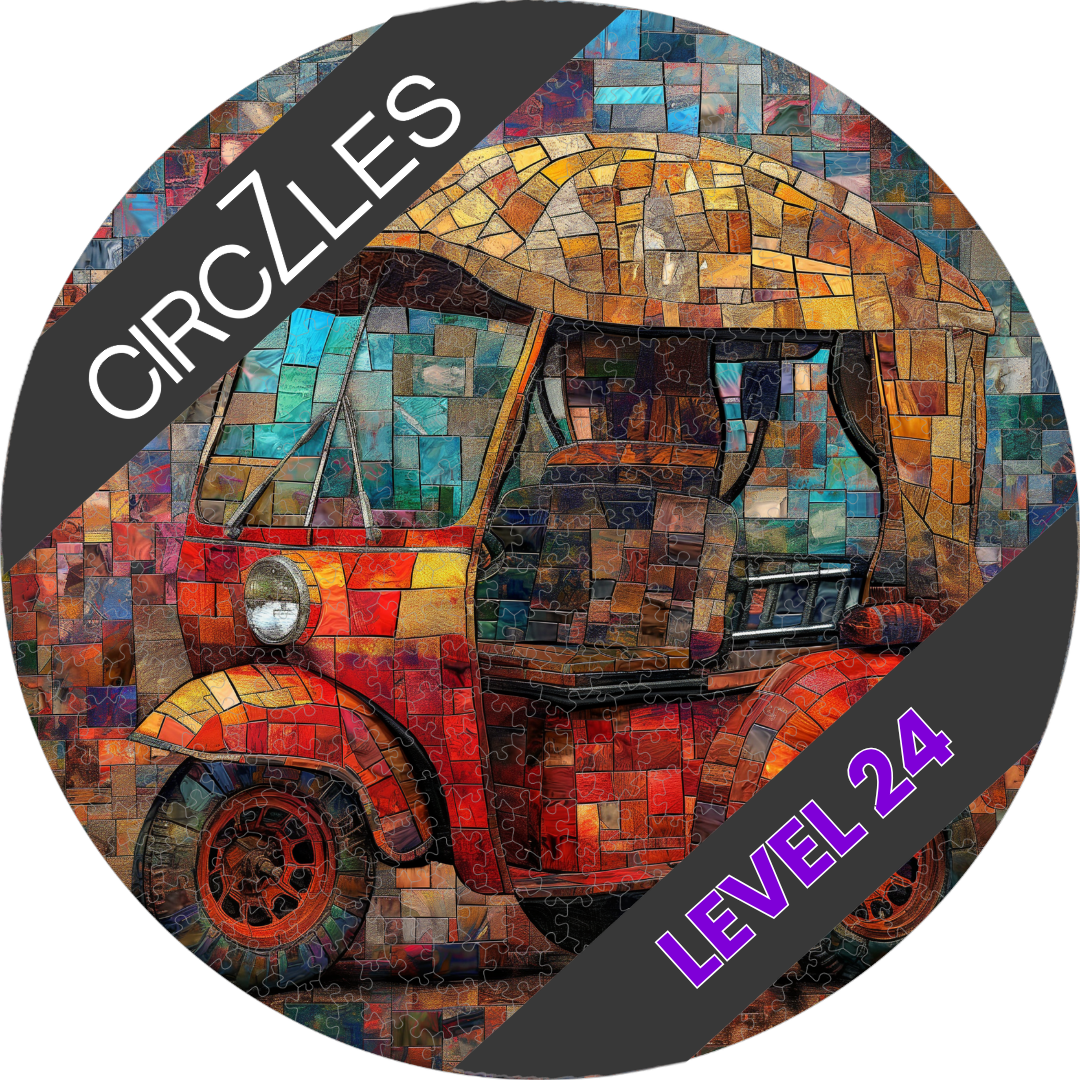 Rickshaw Level 24 - Challenging Circular Wooden Puzzle | CogZart