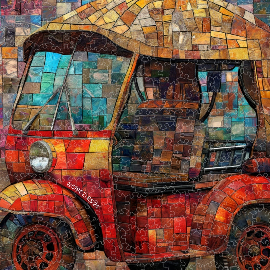 Rickshaw Level 24 - Challenging Circular Wooden Puzzle | CogZart