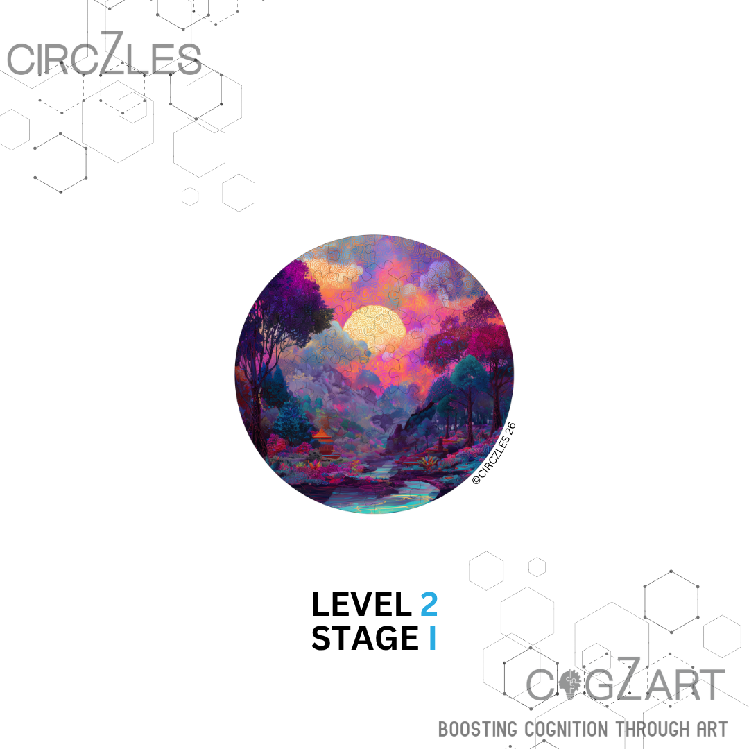 Sunset Landscape Puzzle — Lucid Skies