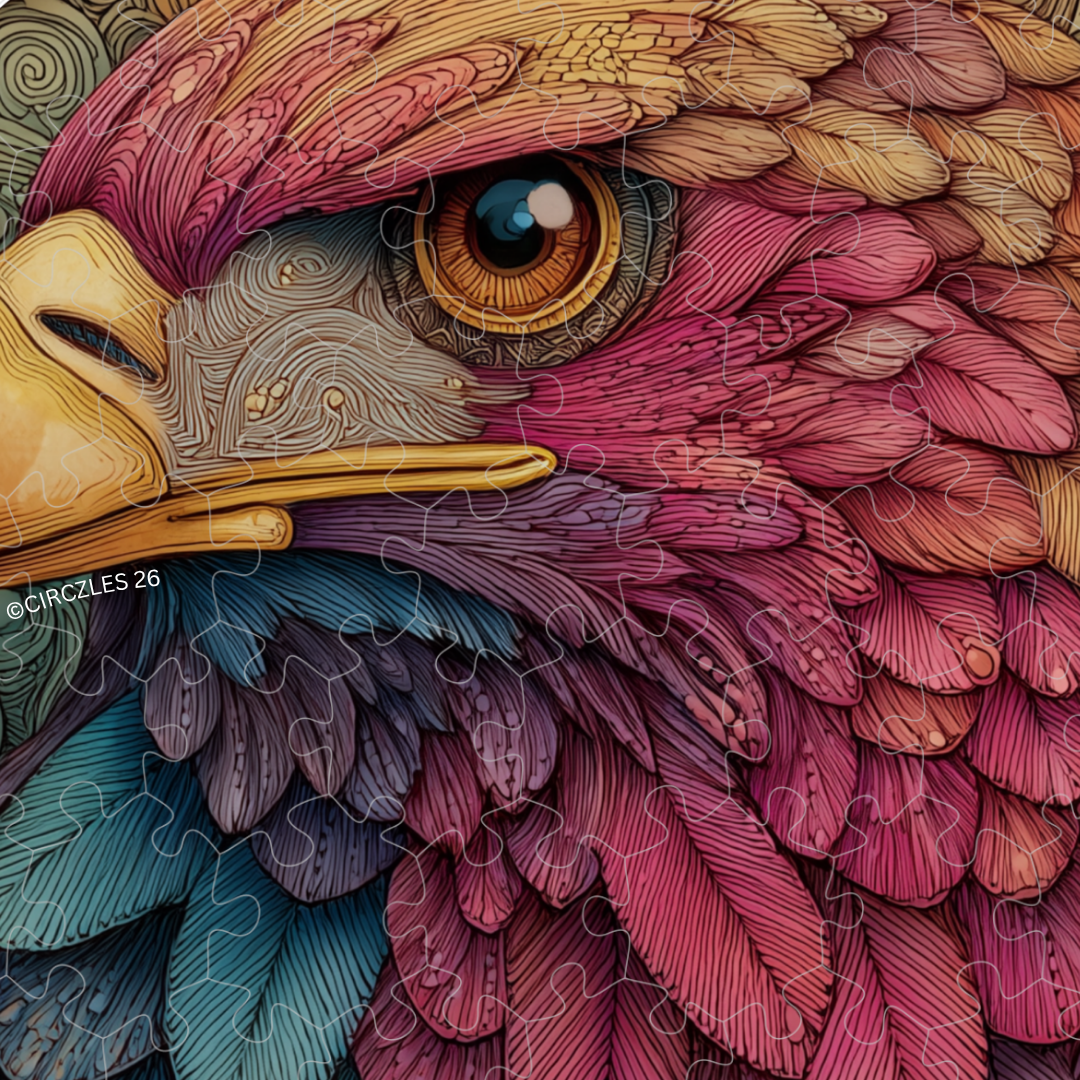 Majestic Eagle Jigsaw Puzzle — Eagle Eye