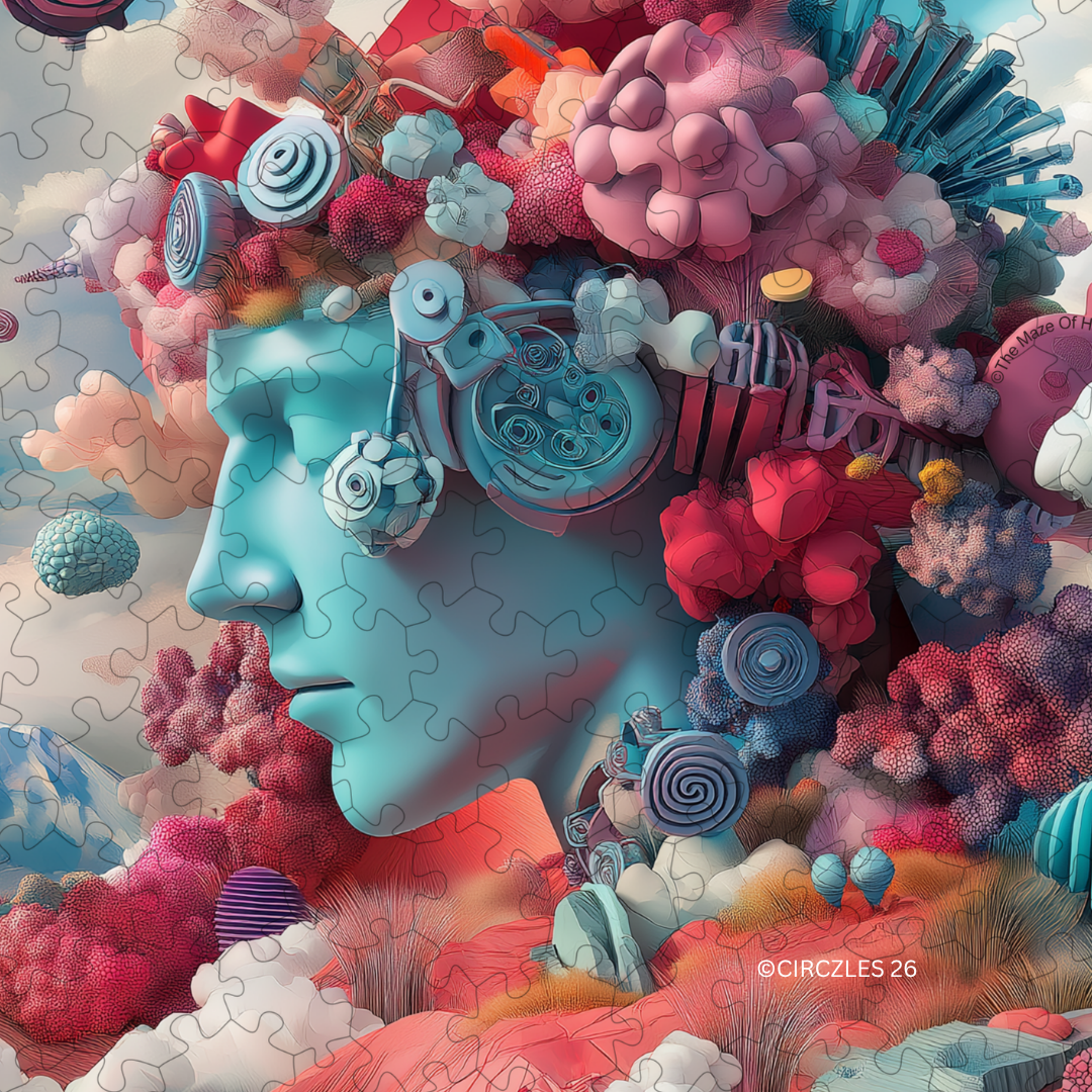 Dreamlike Abstract Puzzle — The Overthinker