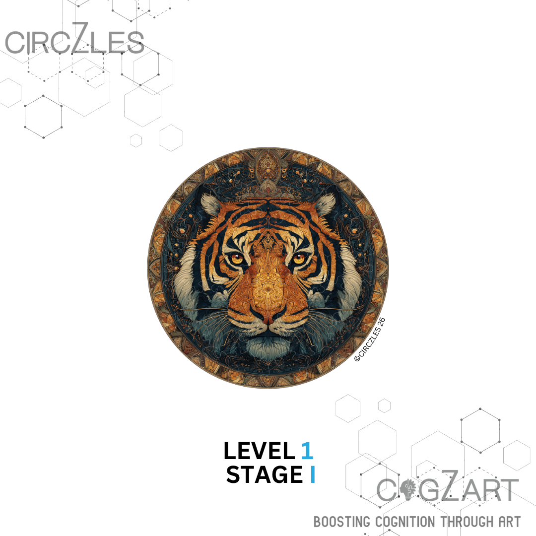 Ornate Tiger Animal Puzzles  — The OG
