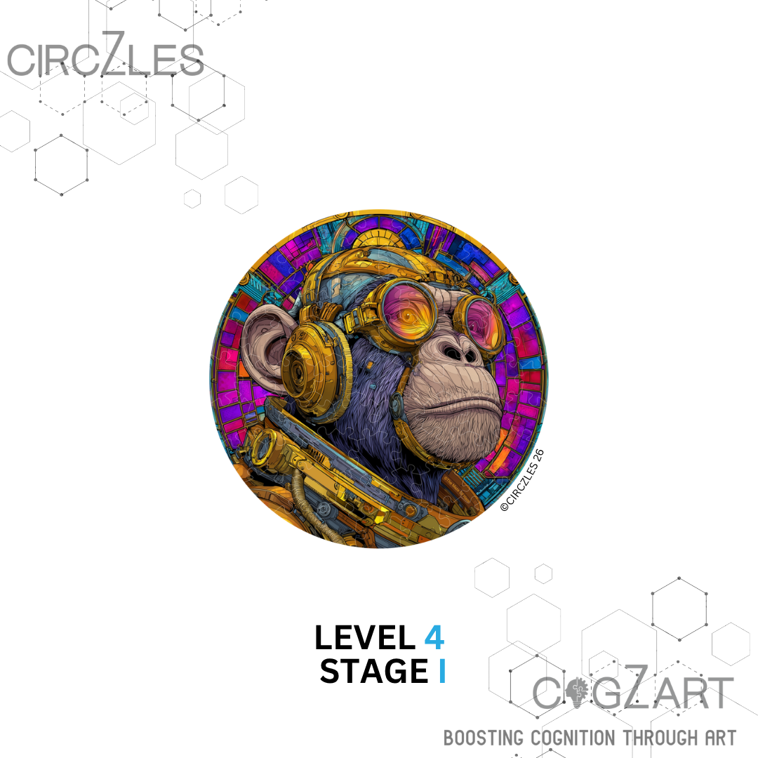 Cyberpunk Artistic Puzzles —  Primate Directive