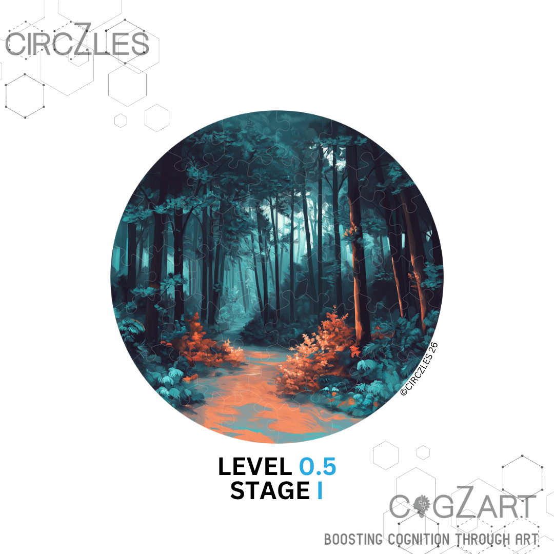 Serene Circular Wooden Puzzles |  All Who Wander