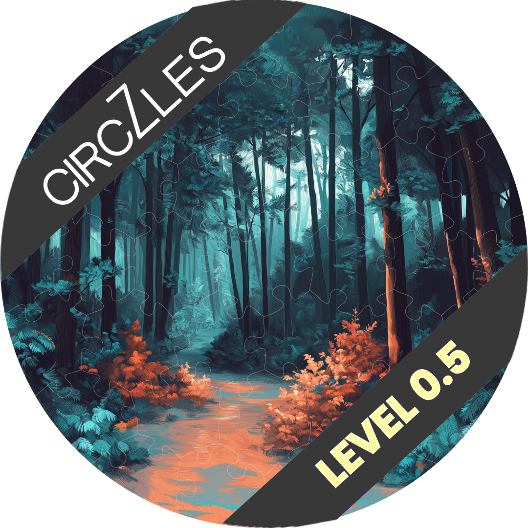 Serene Circular Wooden Puzzles |  All Who Wander
