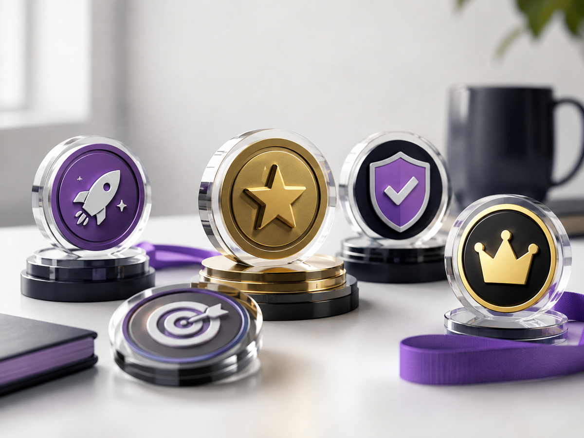 CogZart badges and XP achievement