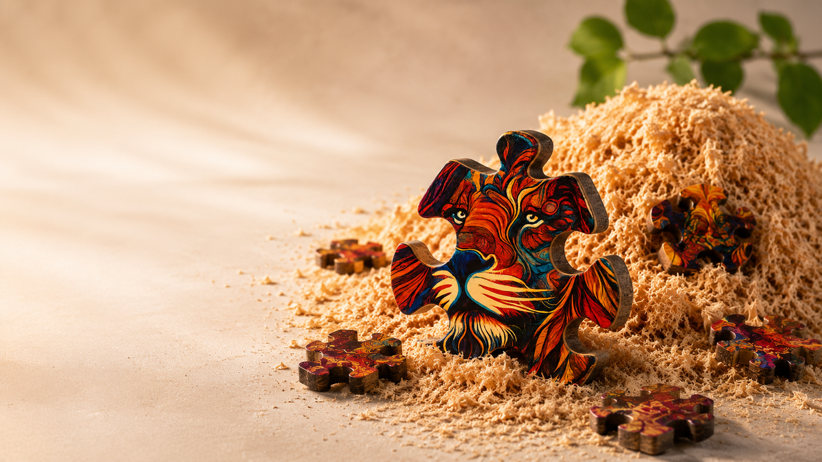 Discarded sawdust transformed into purposeful material