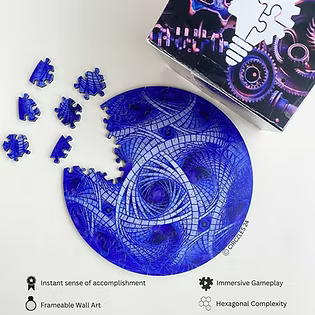 Escheresque Level 6 - Mind-Bending Wooden Puzzle for Adults | CogZart