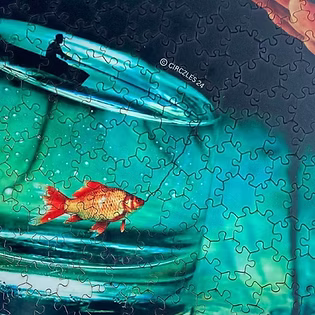 Gold Fishing Level 15 - Hexagonal Grid Logic Game | CogZart Mind Gym