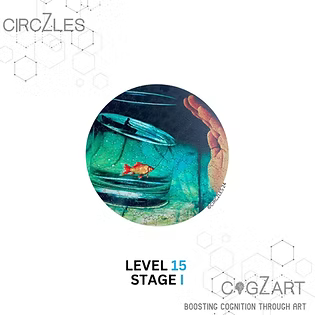 Gold Fishing Level 15 - Hexagonal Grid Logic Game | CogZart Mind Gym
