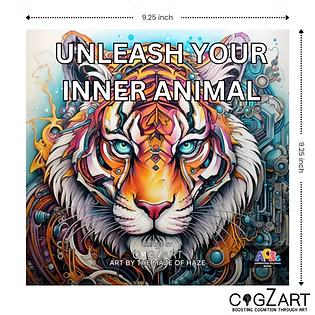 Unleash Your Inner Animal animal spirit coloring book Standard