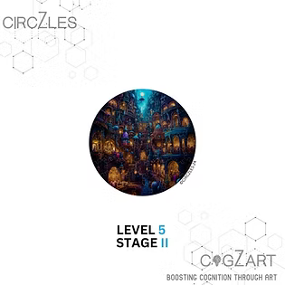 Midnight Bazaar Level 5 - Stress Relief Puzzles Adults | CogZart