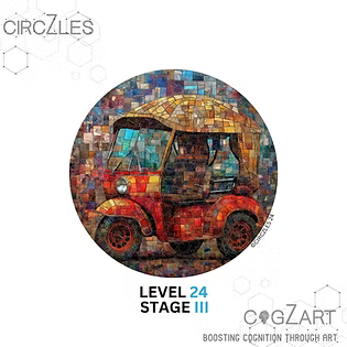 Rickshaw Level 24 - Challenging Circular Wooden Puzzle | CogZart